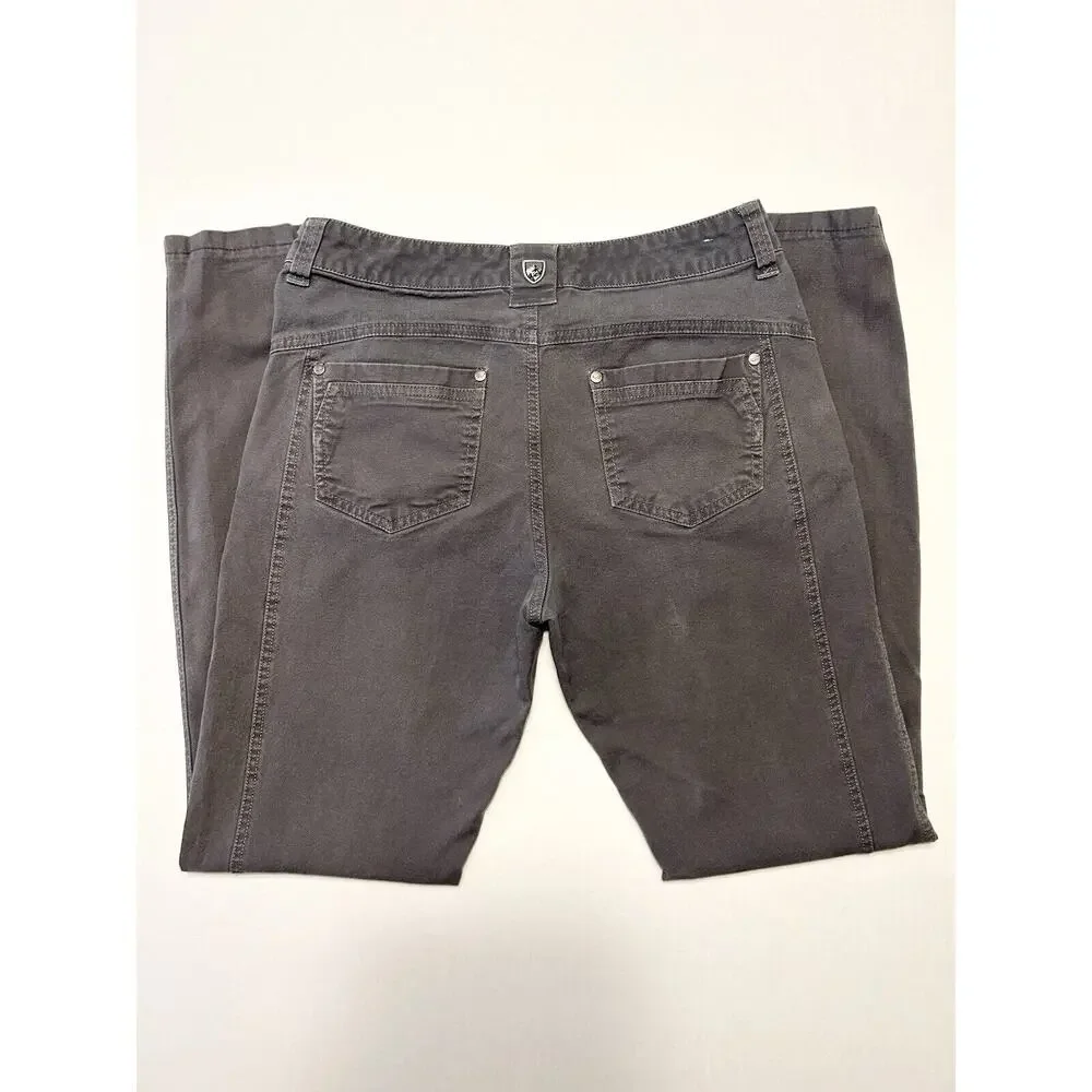 Kuhl Pants Womens 4 Reg Blue Grey Hiking Outdoor Gorpcore Camping - Picture 5 of 11